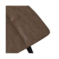 Tabouret de bar Marron foncé Similicuir