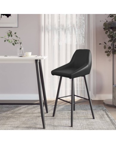 Tabouret de bar Gris Similicuir