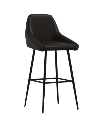 Tabouret de bar Gris Similicuir