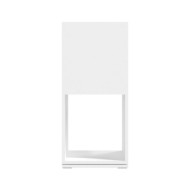 Armoire rotative Blanc 34,5x34,5x75,5 cm Bois d’ingénierie