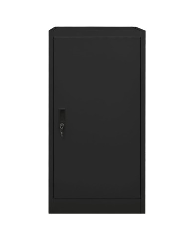 Armoire à selles Noir 53x53x105 cm Acier  