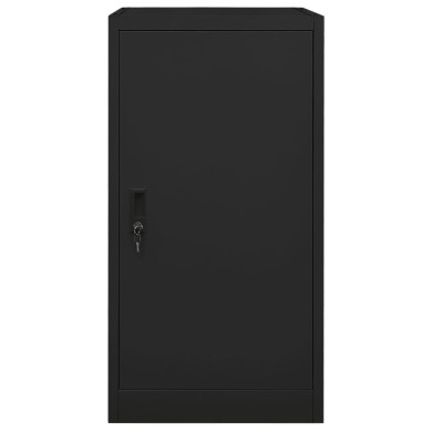 Armoire à selles Noir 53x53x105 cm Acier  