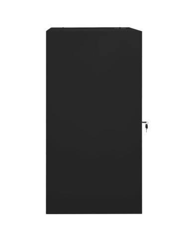 Armoire à selles Noir 53x53x105 cm Acier  