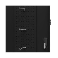 Armoire à selles Noir 53x53x105 cm Acier  