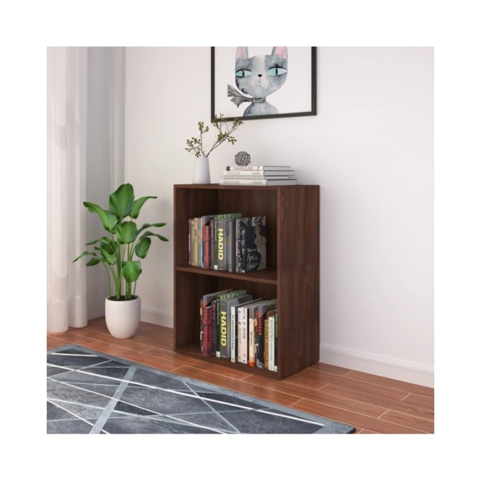 Bibliothèque Aggloméré 60x31x78 cm Chêne marron
