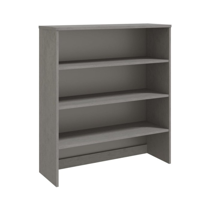 Dessus de buffet Gris clair 90x30x100 cm Bois massif de pin