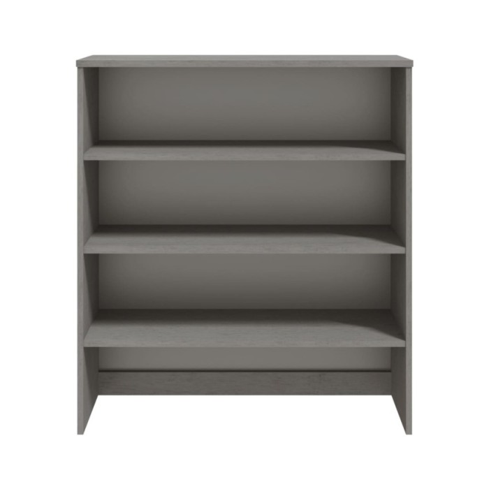 Dessus de buffet Gris clair 90x30x100 cm Bois massif de pin
