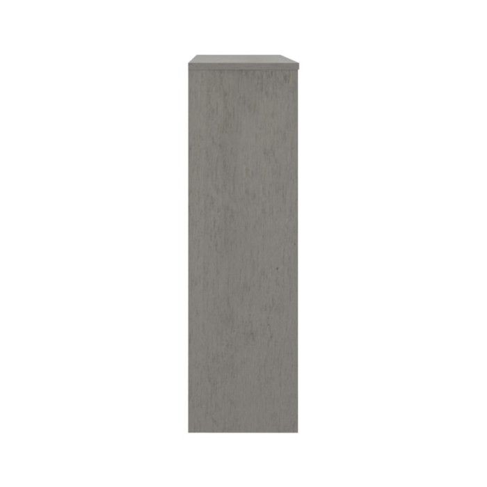 Dessus de buffet Gris clair 90x30x100 cm Bois massif de pin
