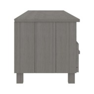 Meuble TV Gris clair 158x40x40 cm Bois de pin solide