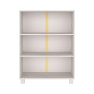 Bibliothèque Blanc 85x35x112 cm Bois de pin massif