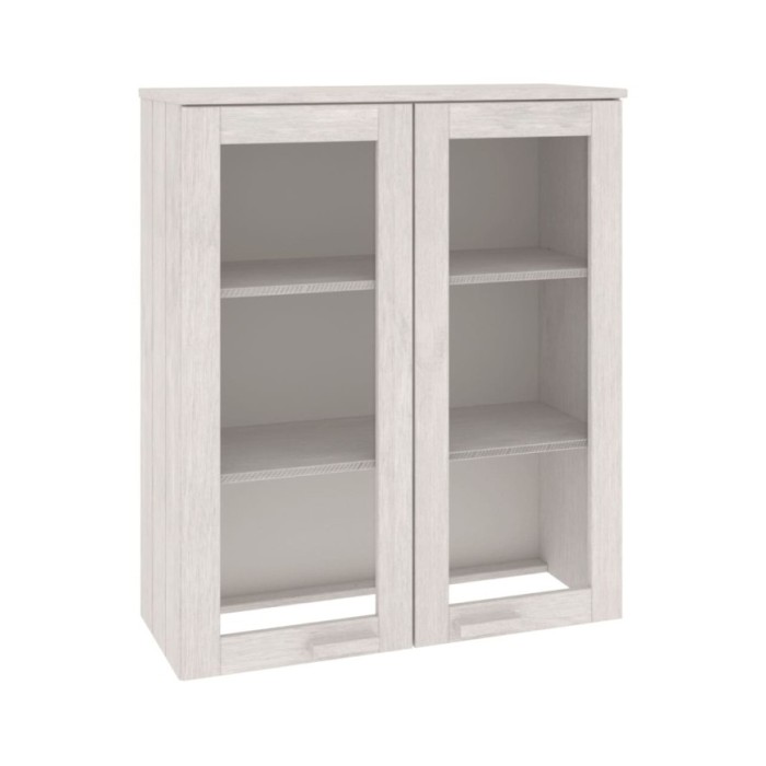 Dessus de buffet Blanc 85x35x100 cm Bois massif de pin
