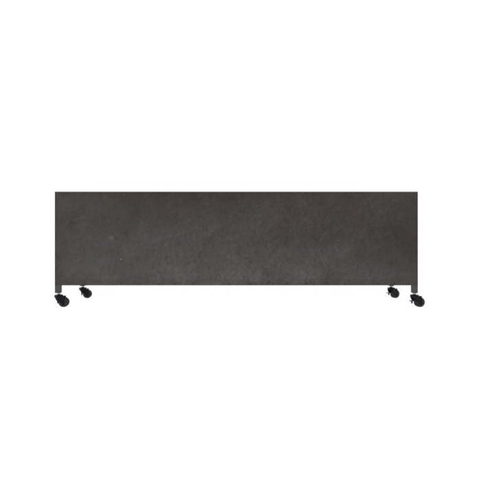 Meuble TV Argenté 110x30x40 cm Fer