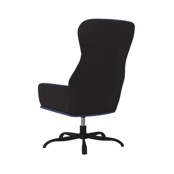 Chaise de relaxation Bleu Tissu