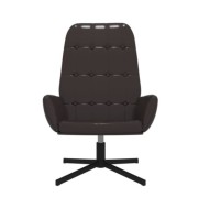 Chaise de relaxation Marron brillant Similicuir