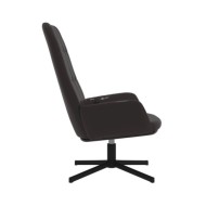 Chaise de relaxation Marron brillant Similicuir