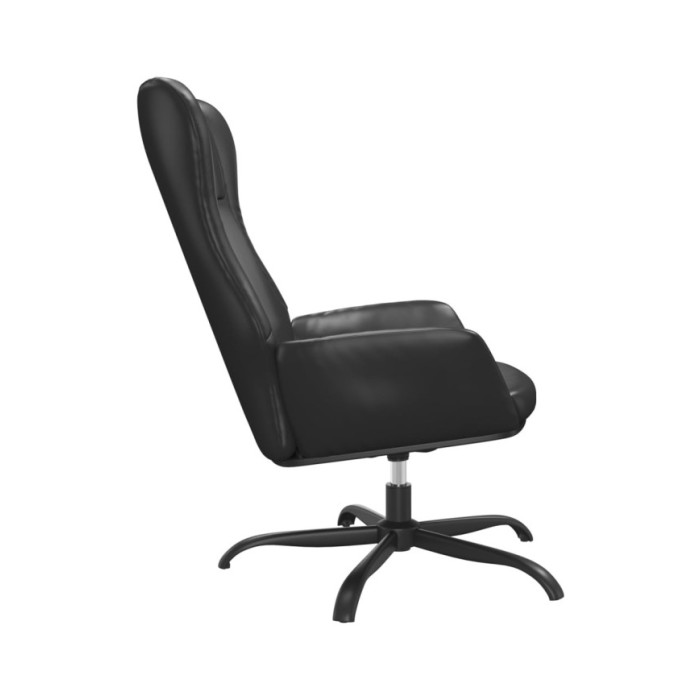 Chaise de relaxation Noir Similicuir