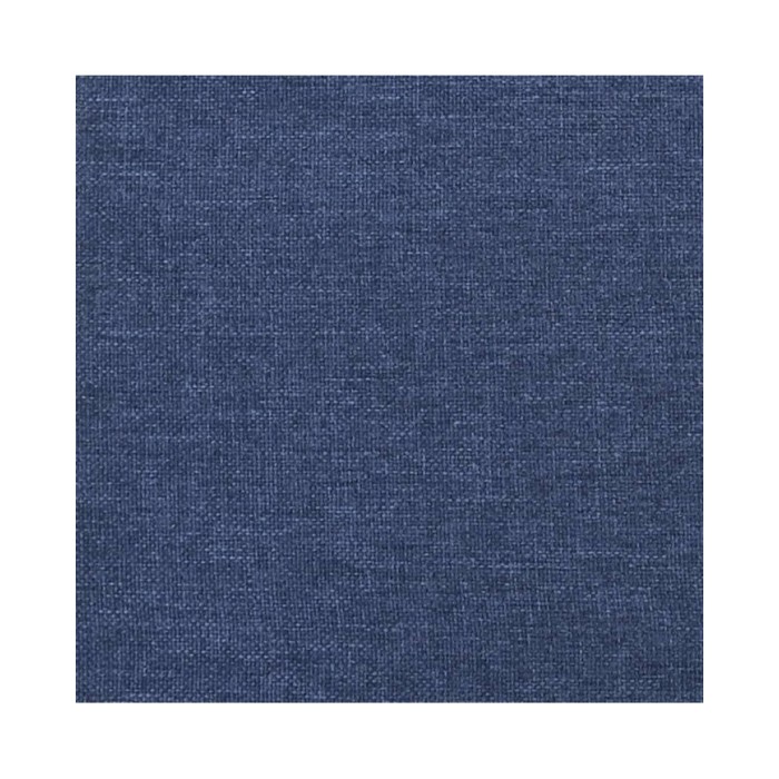 Repose-pied Bleu 45x29,5x39 cm Tissu et similicuir
