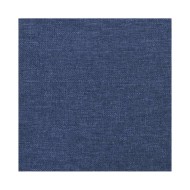 Repose-pied Bleu 45x29,5x39 cm Tissu et similicuir