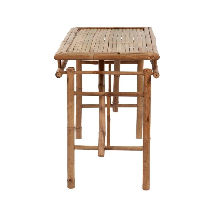 Table de jardin pliable 115x50x75 cm Bambou