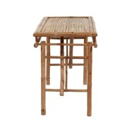 Table de jardin pliable 115x50x75 cm Bambou