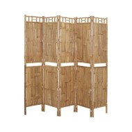 Cloison de séparation 5 panneaux Bambou 200x180 cm