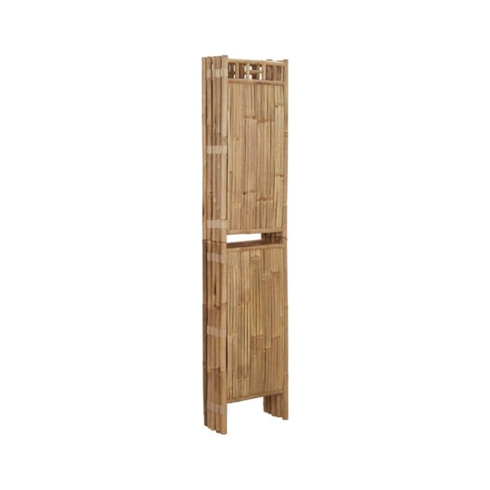 Cloison de séparation 5 panneaux Bambou 200x180 cm