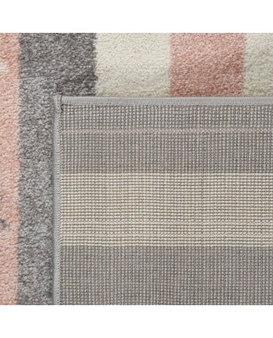 Tapis pour enfants 120x170 cm Motif d'étoiles Rose