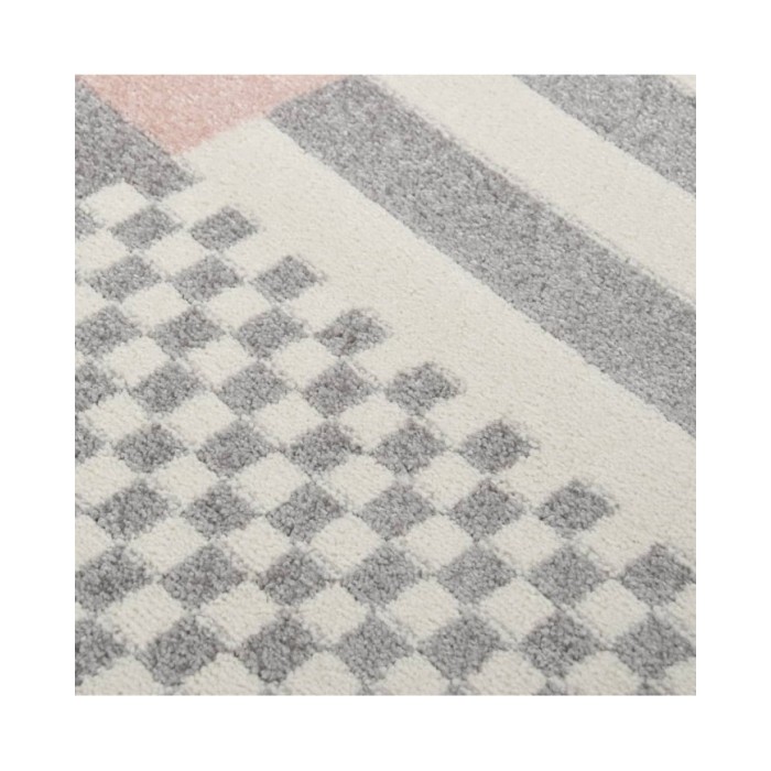 Tapis pour enfants 120x170 cm Motif d'étoiles Rose