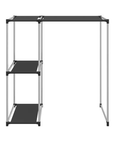 Support de rangement sur la machine à laver Noir 87x55x90,5 cm