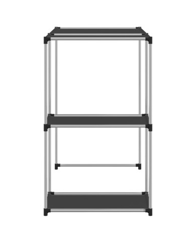 Support de rangement sur la machine à laver Noir 87x55x90,5 cm