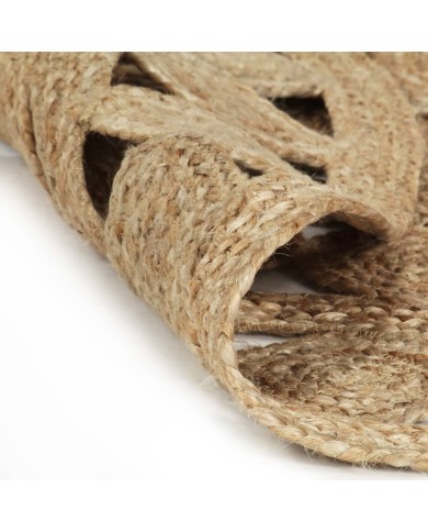 Tapis fait à la main Jute tressée 210 cm