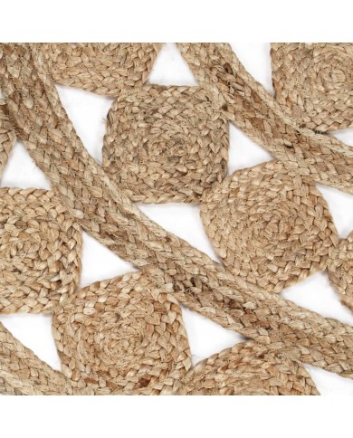 Tapis fait à la main Jute tressée 210 cm