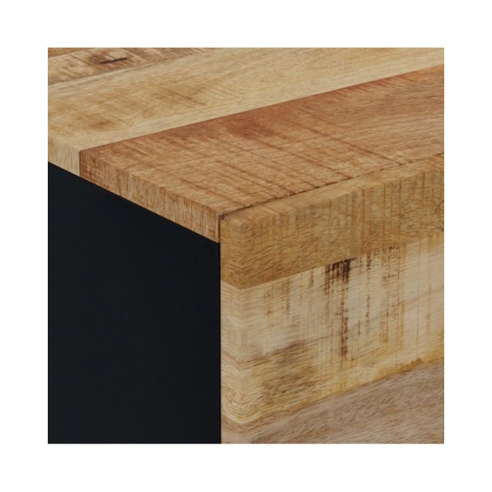 Tables de chevet 2 pcs 40x33x46 cm Bois de manguier solide