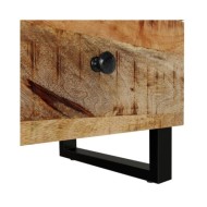 Tables de chevet 2 pcs 40x33x46 cm Bois de manguier solide