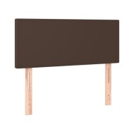 Tête de lit Marron 90x5x78/88 cm Similicuir