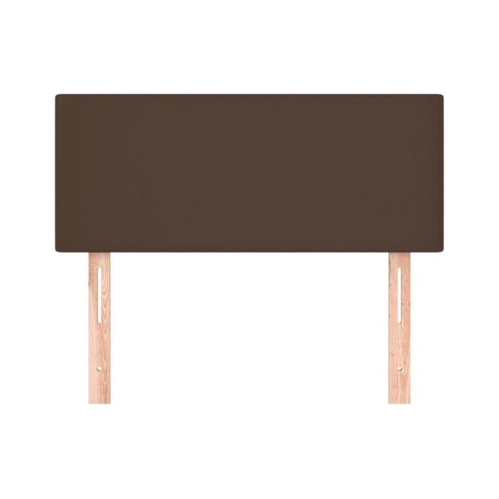 Tête de lit Marron 90x5x78/88 cm Similicuir