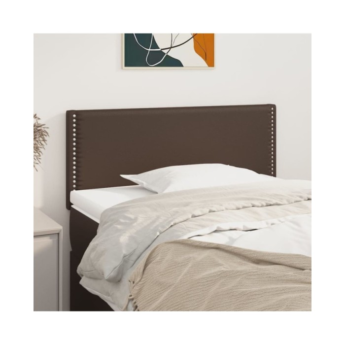 Tête de lit Marron 90x5x78/88 cm Similicuir