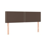 Têtes de lit 2 pcs Marron 72x5x78/88 cm Similicuir