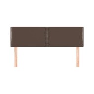 Têtes de lit 2 pcs Marron 72x5x78/88 cm Similicuir