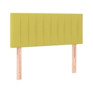 Tête de lit Vert 100x5x78/88 cm Tissu