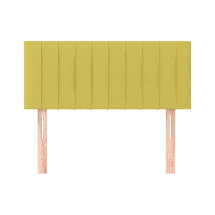 Tête de lit Vert 100x5x78/88 cm Tissu
