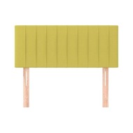 Tête de lit Vert 100x5x78/88 cm Tissu