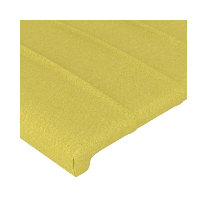Tête de lit Vert 100x5x78/88 cm Tissu