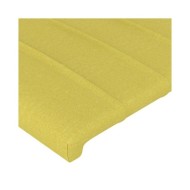 Tête de lit Vert 100x5x78/88 cm Tissu