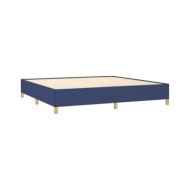 Cadre de lit Bleu 200x200 cm Tissu