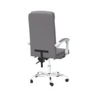 Fauteuil inclinable de bureau Gris Similicuir