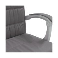 Fauteuil inclinable de bureau Gris Similicuir