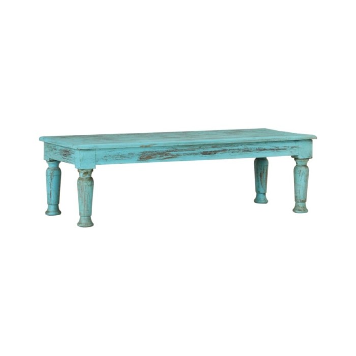 Table basse 110x50x34 cm Bois de récupération massif