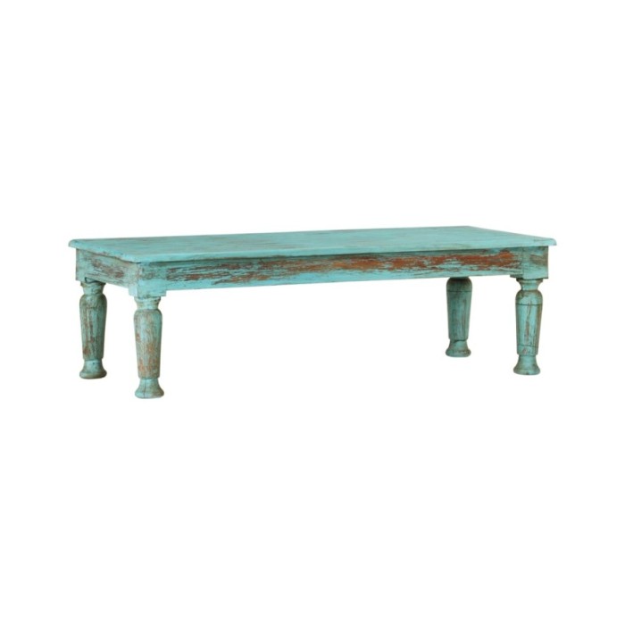 Table basse 110x50x34 cm Bois de récupération massif
