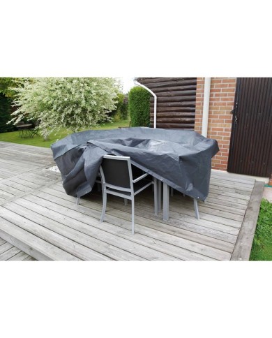 Nature Housse de mobilier de jardin pour tables rondes 325x325x90 cm